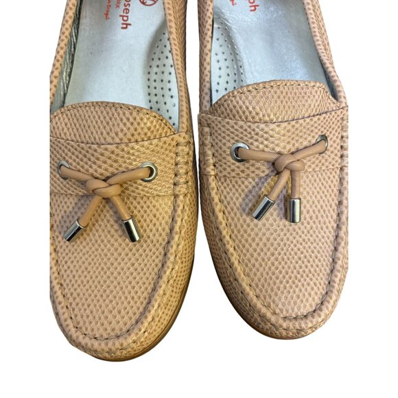 Marc Joseph New York Peach Textured Leather Loafers 10.5 - Picture 8 of 9
